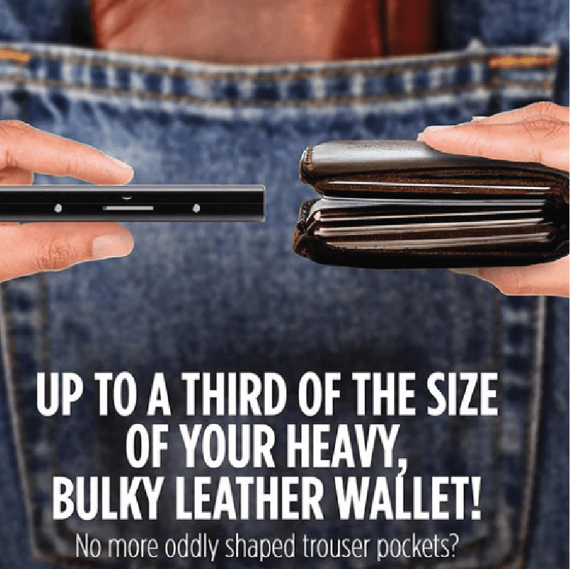 Premium Stainless Steel RFID Protection Wallet