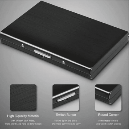 Premium Stainless Steel RFID Protection Wallet