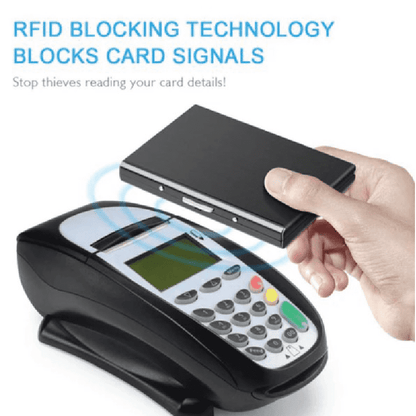 Premium Stainless Steel RFID Protection Wallet