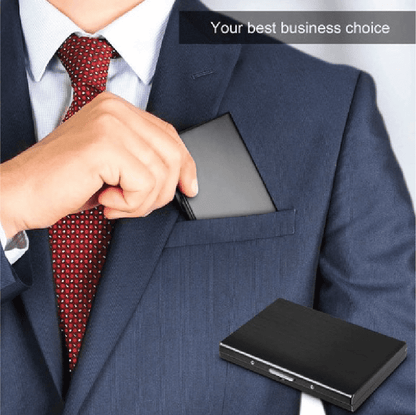 Premium Stainless Steel RFID Protection Wallet