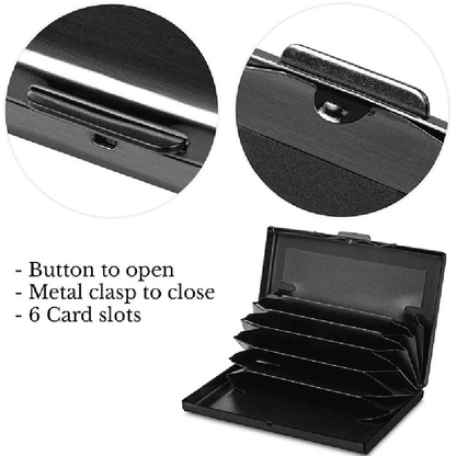 Premium Stainless Steel RFID Protection Wallet